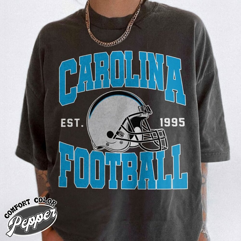 Carolina Football Throwback Look Comfort Colors T-Shirt 91